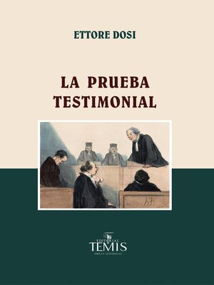 cover image of La prueba testimonial